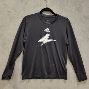 Adidas Performance Shirt Men's‎ Size Medium Black Crew Neck Lightweight Gym